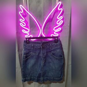 CB Denim Mini Skirt Medium